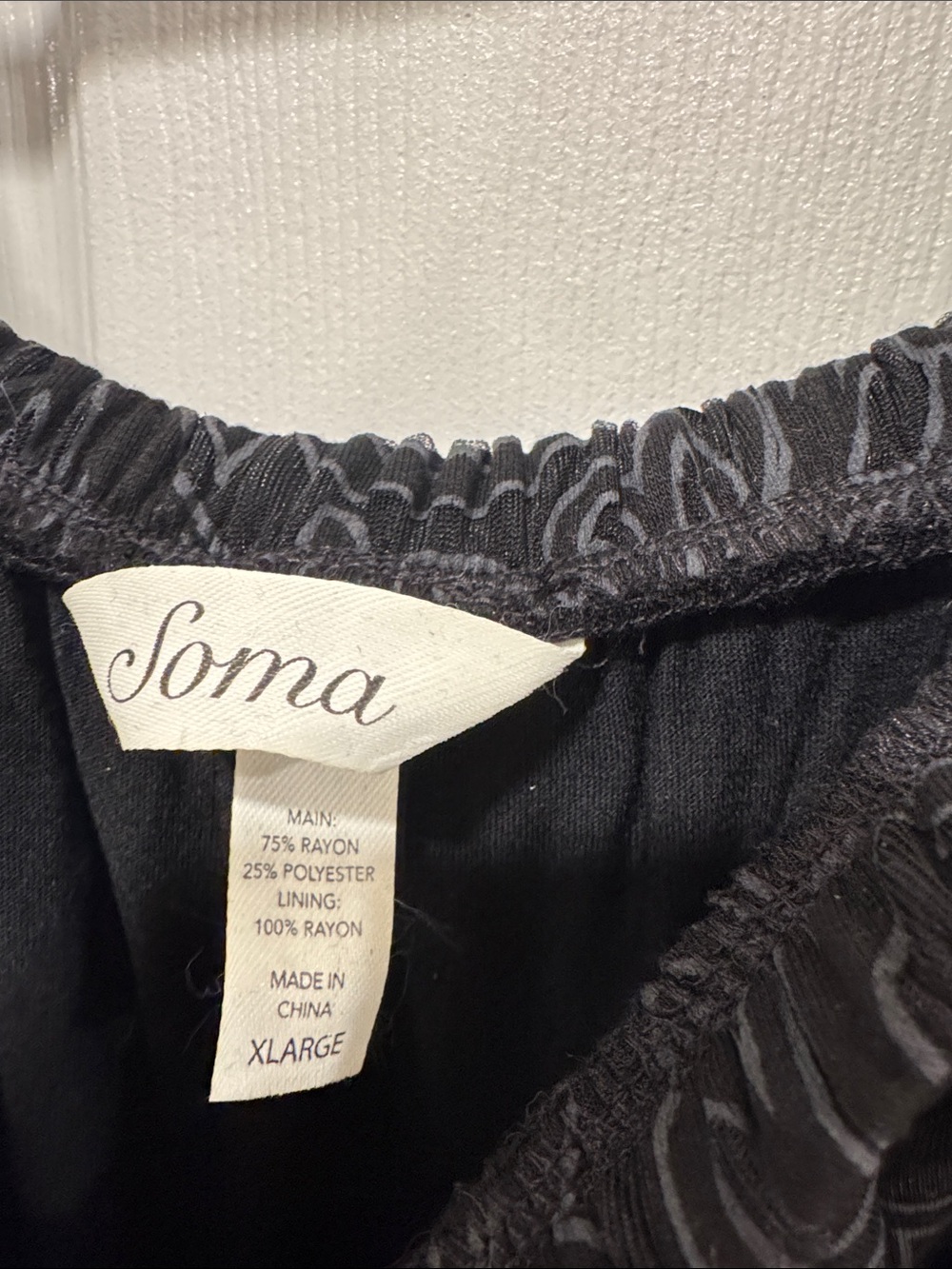 Soma Sundress Black Lace Maxi Dress Off shoulder Sleeves - Picture 2 of 7